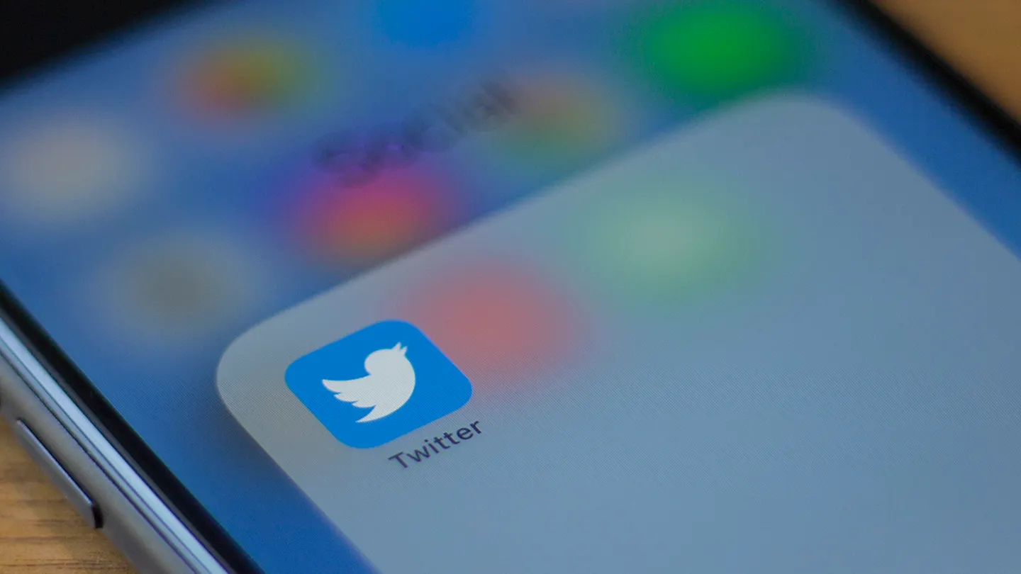 The Twitter logo is seen on a phone in this photo illustration in Washington, DC, on July 10, 2019. (Alastair Pike/AFP via Getty Images)