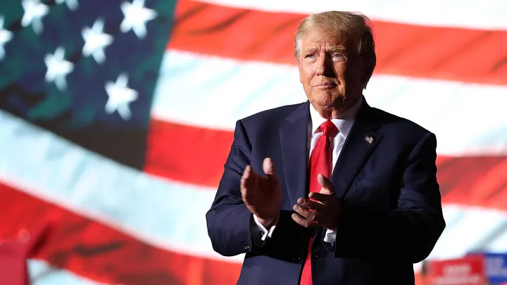 Former President Donald Trump announced his third presidential bid. (Justin Sullivan/Getty Images)