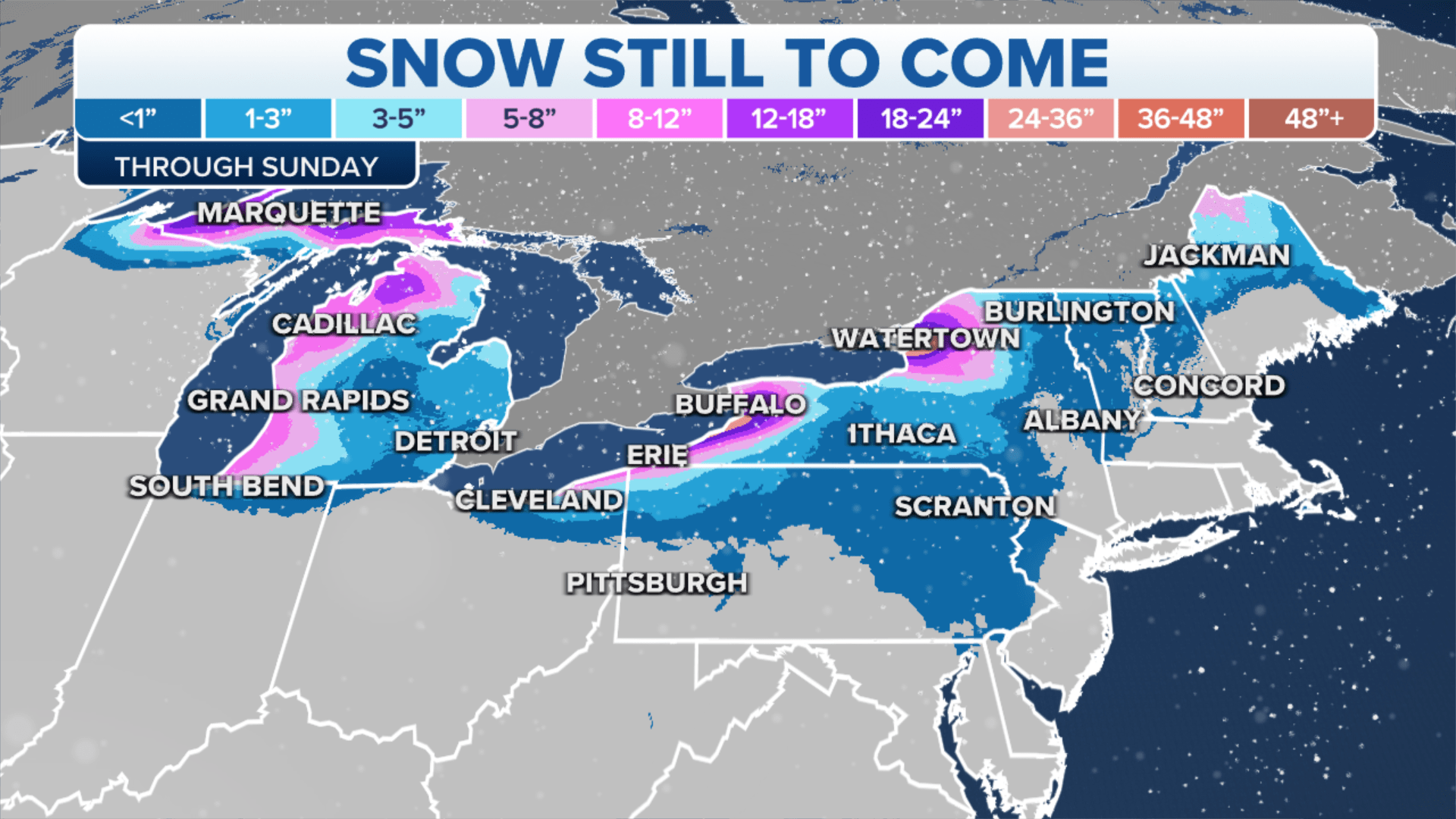 Snowfall forecast