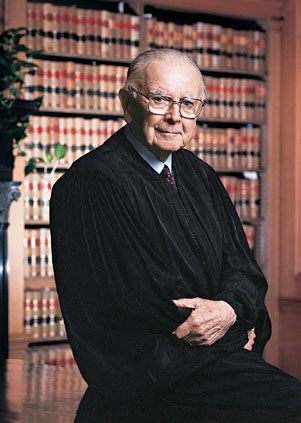 Justice William J. Brennan consistently supported a high wall of separation between church and state. He wrote an important concurrence in Abington School District v. Schempp (1963), finding mandatory Bible reading in public schools unconstitutional. He noted that even if such practices were acceptable at the time the Constitution was written, the educational landscape in the mid-twentieth century was significantly different. (Image via Wikimedia Commons, public domain)