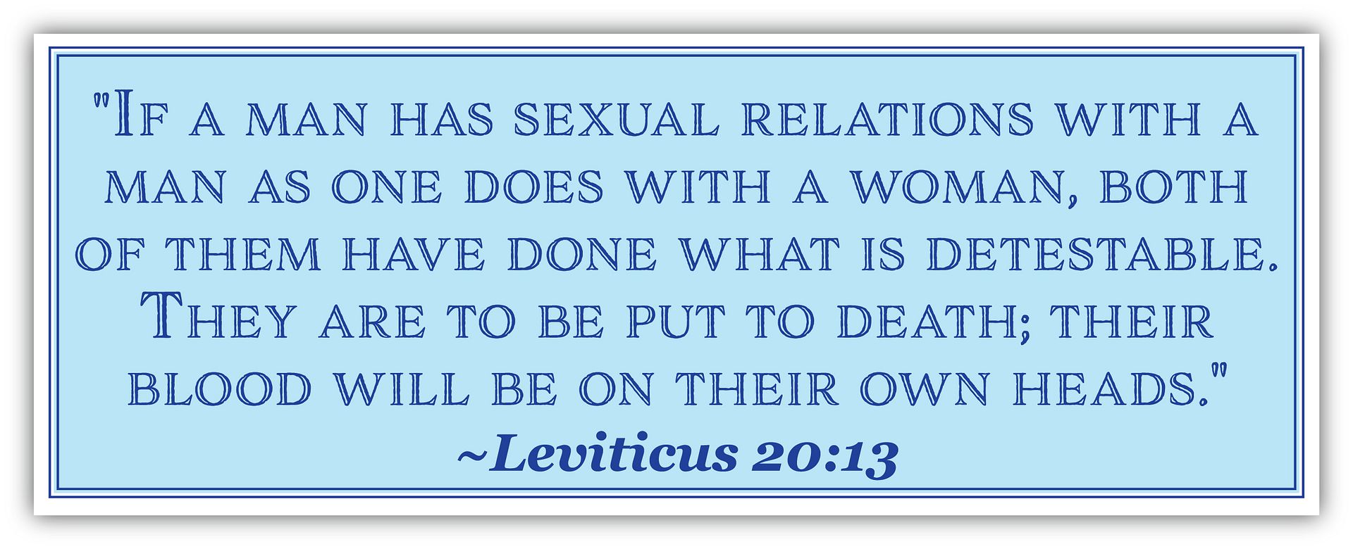 Leviticus 2013