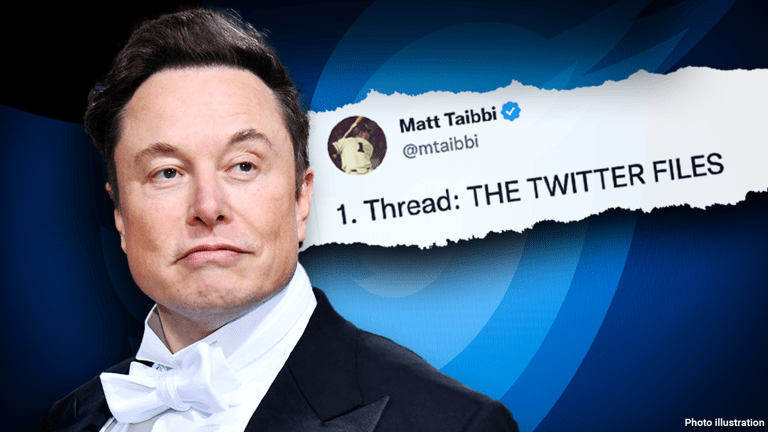 Elon Musk and Matt Taibbi revealed the "Twitter Files" on Friday, a thread revealing the inner communications of Twitter employees and U.S. lawmakers surrounding the censorship of NY Post's Hunter Biden laptop story. Fox News© Fox News