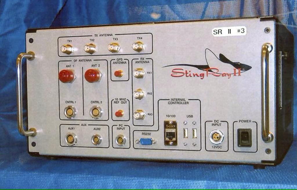 StingRay II, a cellular site simulator used for surveillance purposes manufactured by Harris Corporation, of Melbourne, Fla.