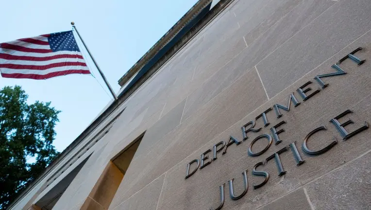 Photo taken on Aug. 11, 2022 shows the U.S. Department of Justice building in Washington, D.C., the United States. The U.S. Department of Justice DOJ filed a motion on Thursday to unseal the search warrant for former President Donald Trump's Mar-a-La