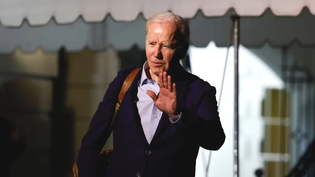 President Biden outside the White House in December 2022.  (Anna Moneymaker/Getty Images, File)