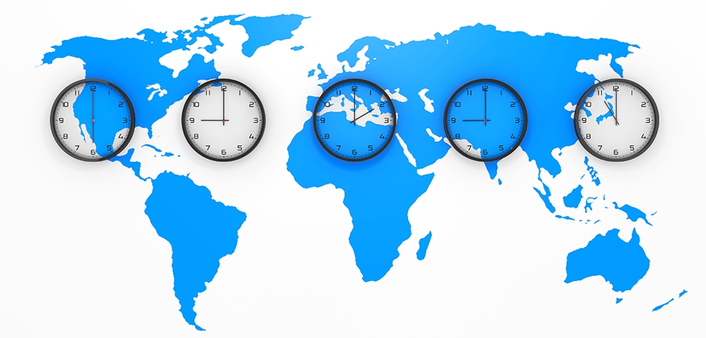 Traveling across time zones disrupts your circadian rhythms. Credit: iStock