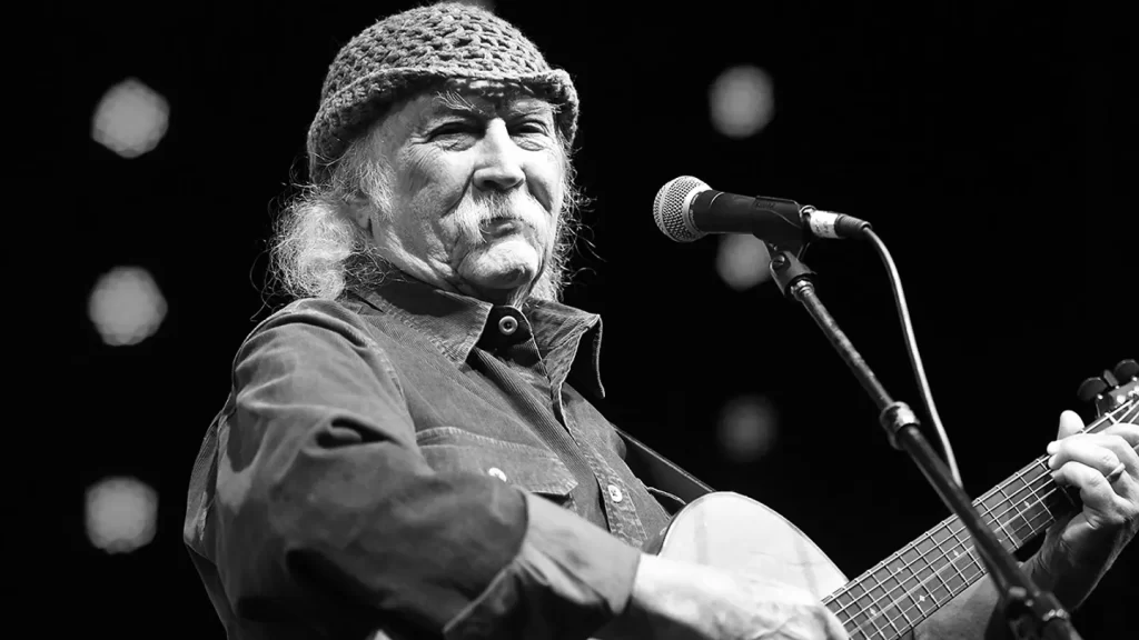 Legendary musician David Crosby died Thursday at the age of 81. (Scott Dudelson)