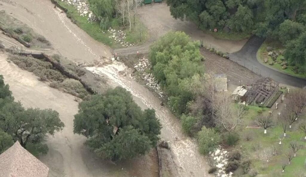 Flooding in Sand Canyon