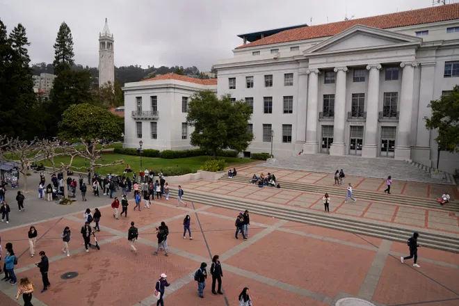 his is a file photo of the University of California, Berkeley's campus. Marco Troper, son of former YouTube CEO, was found dead on campus at Calrk Kerr residence hall on Feb. 13.