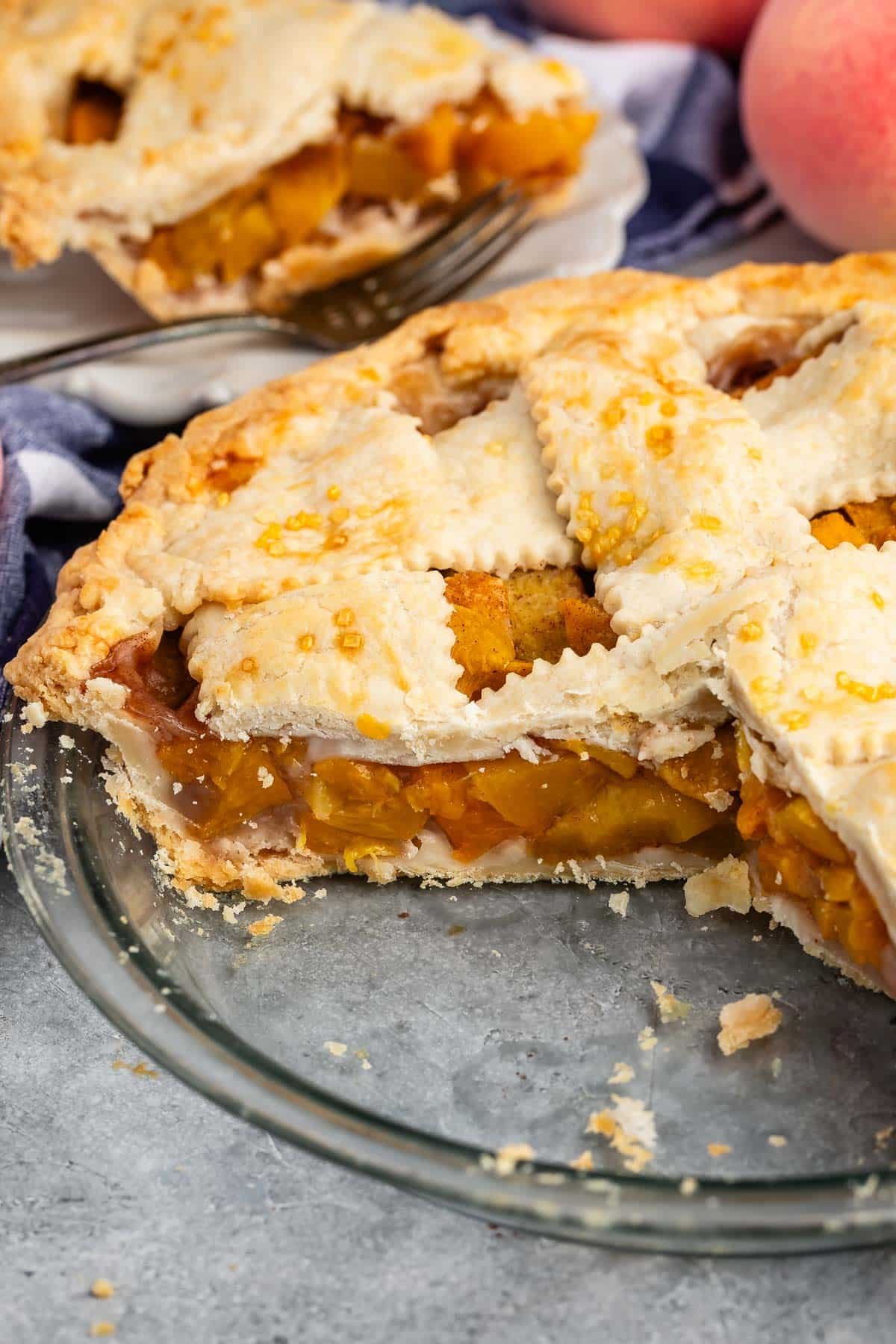 BEST Homemade Peach Pie Recipe