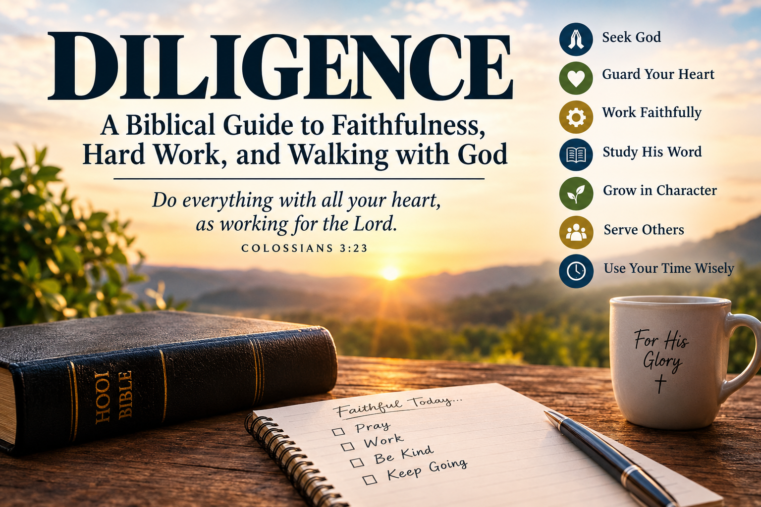 Diligence: A Biblical Guide to Faithfulness, Hard Work, and Walking with God